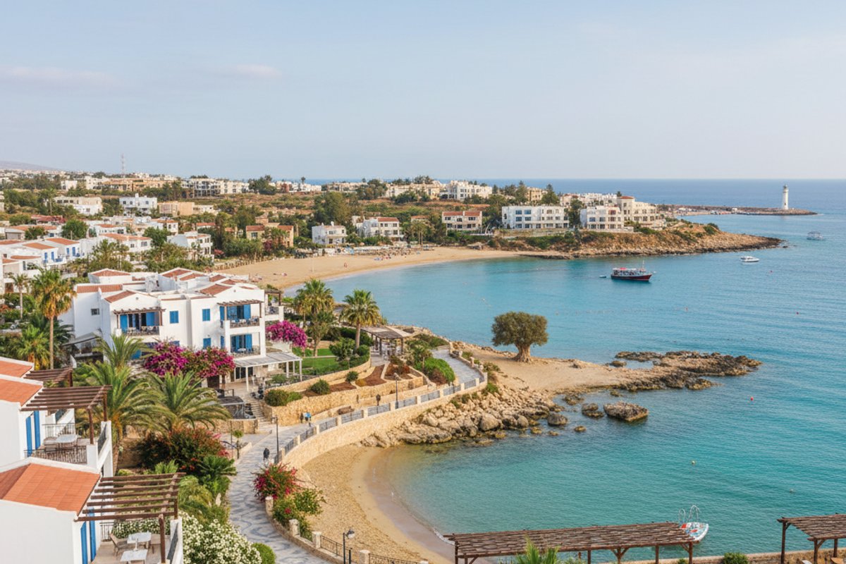 Protaras resort streets and transport